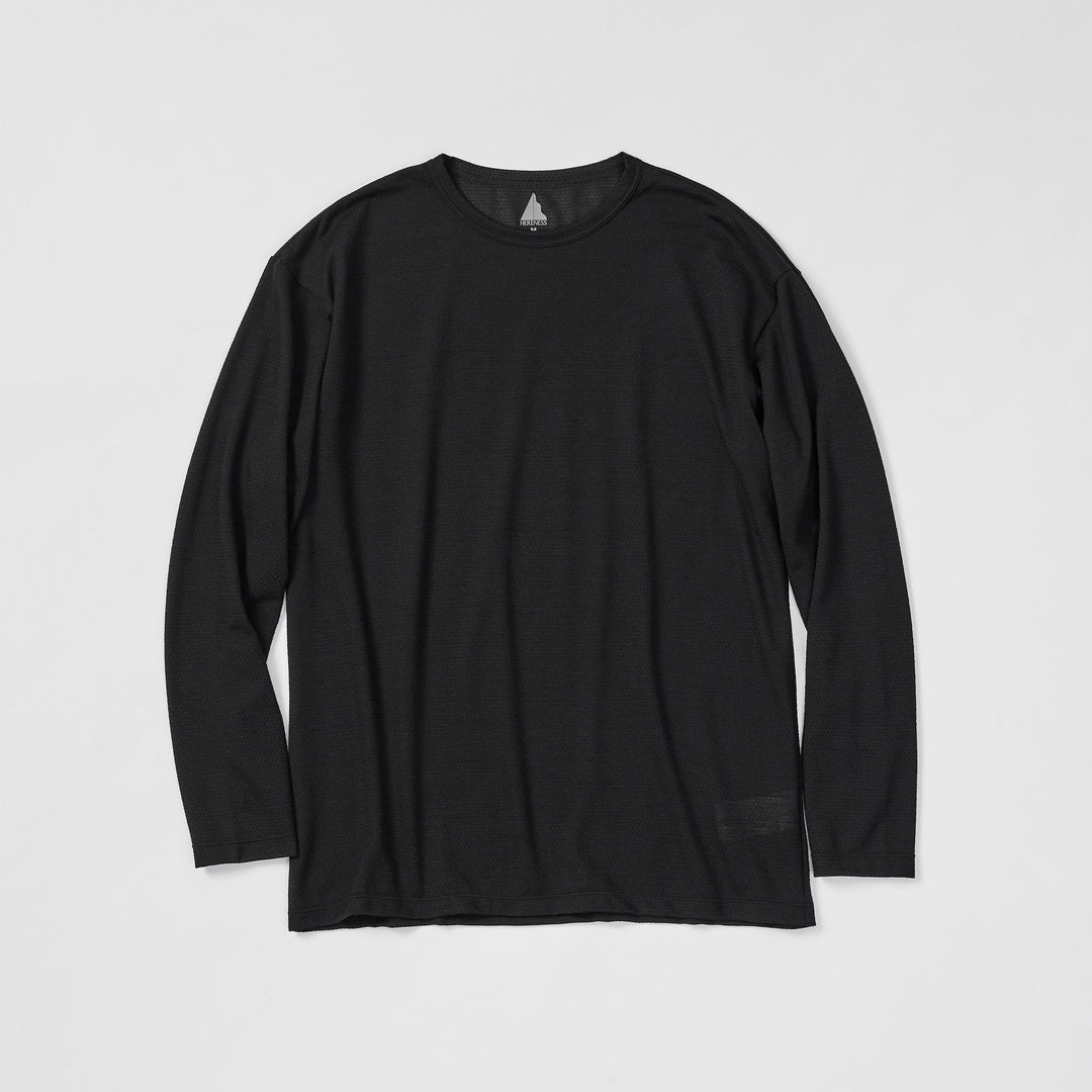 WOOL MESH T-SHIRT LONG SLEEVE(UNISEX)