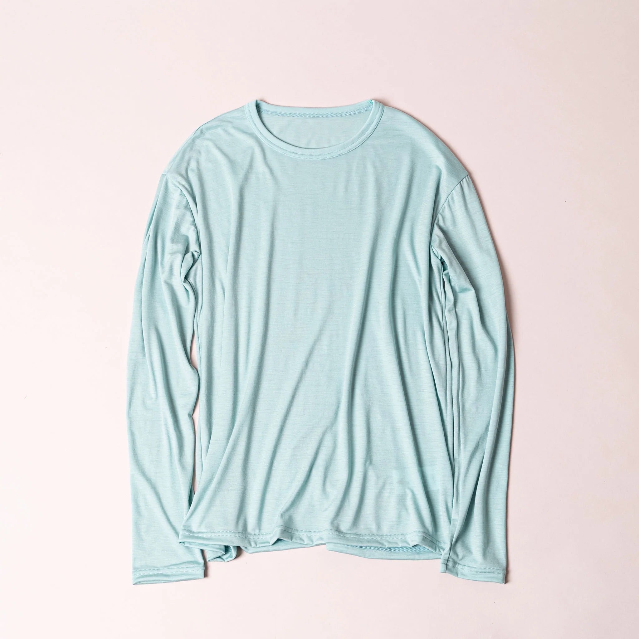 SMOOTH WOOL T-SHIRT LONG SLEEVE(UNISEX) – HERENESS.jp