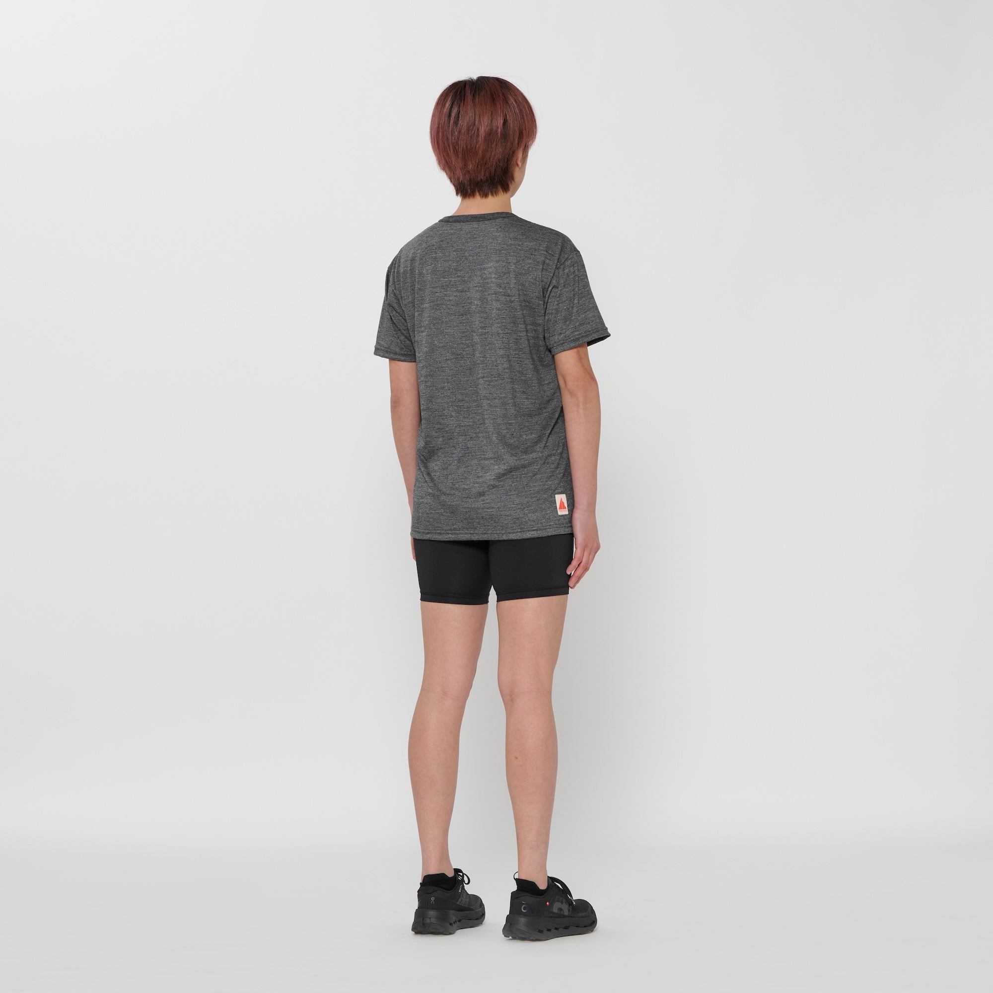 HERENESS DRY WOOL T-SHIRT グレー M DRY WOOL T-SHIRT 2(UNISEX)| Merino wool T-shirt Short Sleeve