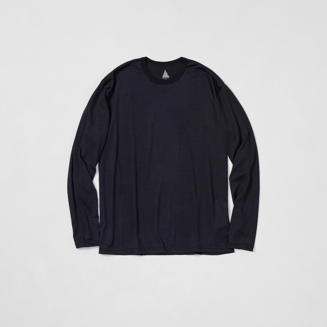 SMOOTH WOOL T-SHIRT LONG SLEEVE 2(UNISEX)