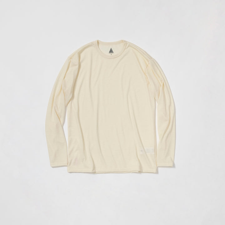 SMOOTH WOOL T-SHIRT LONG SLEEVE 2(UNISEX)