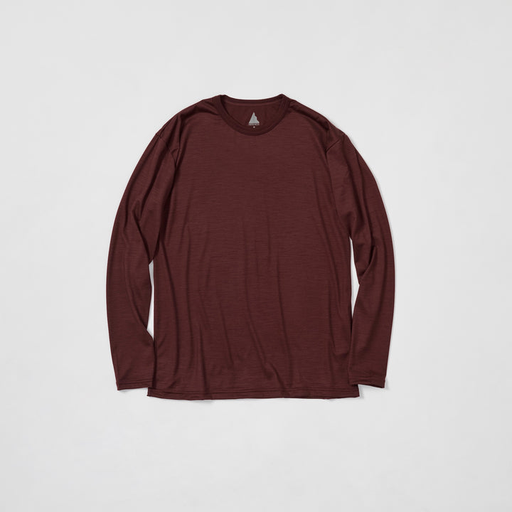SMOOTH WOOL T-SHIRT LONG SLEEVE 2(UNISEX)