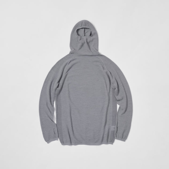MERINO AIR HOODY 2 - ICE GRAY