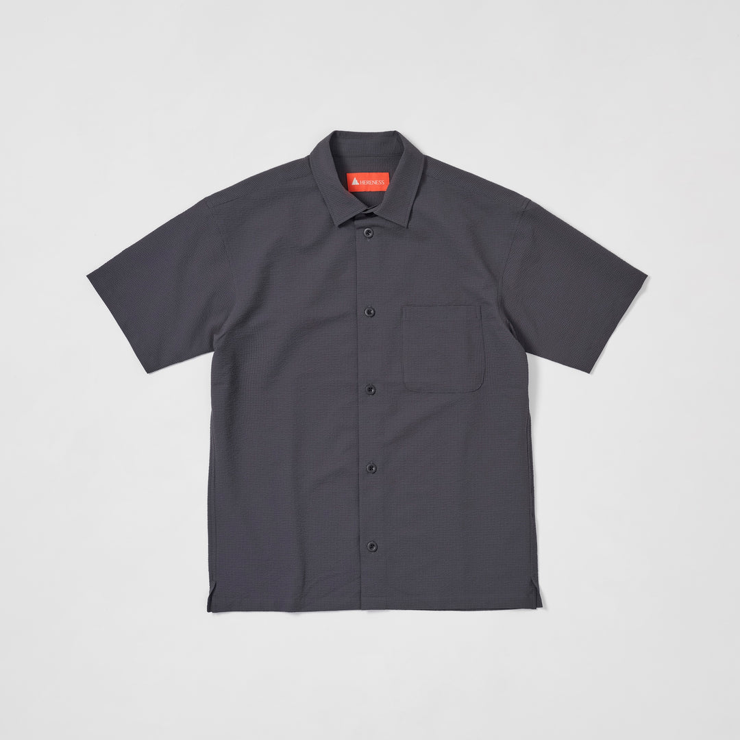 Outdoor Seersucker Shirt - GRAY