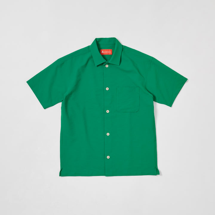 Outdoor Seersucker Shirt - GREEN