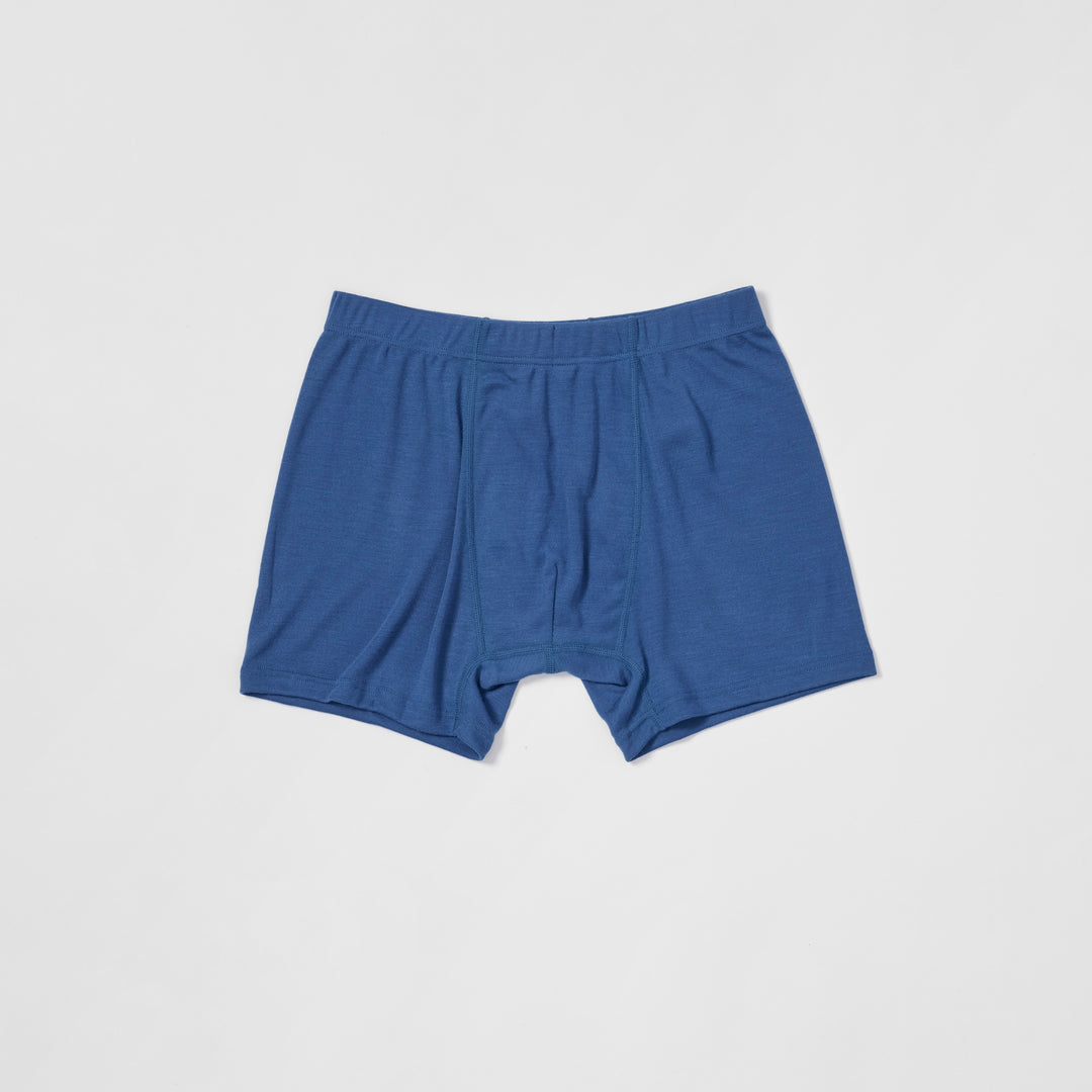 SOFT WOOL BOXER(MEN) - BLUE