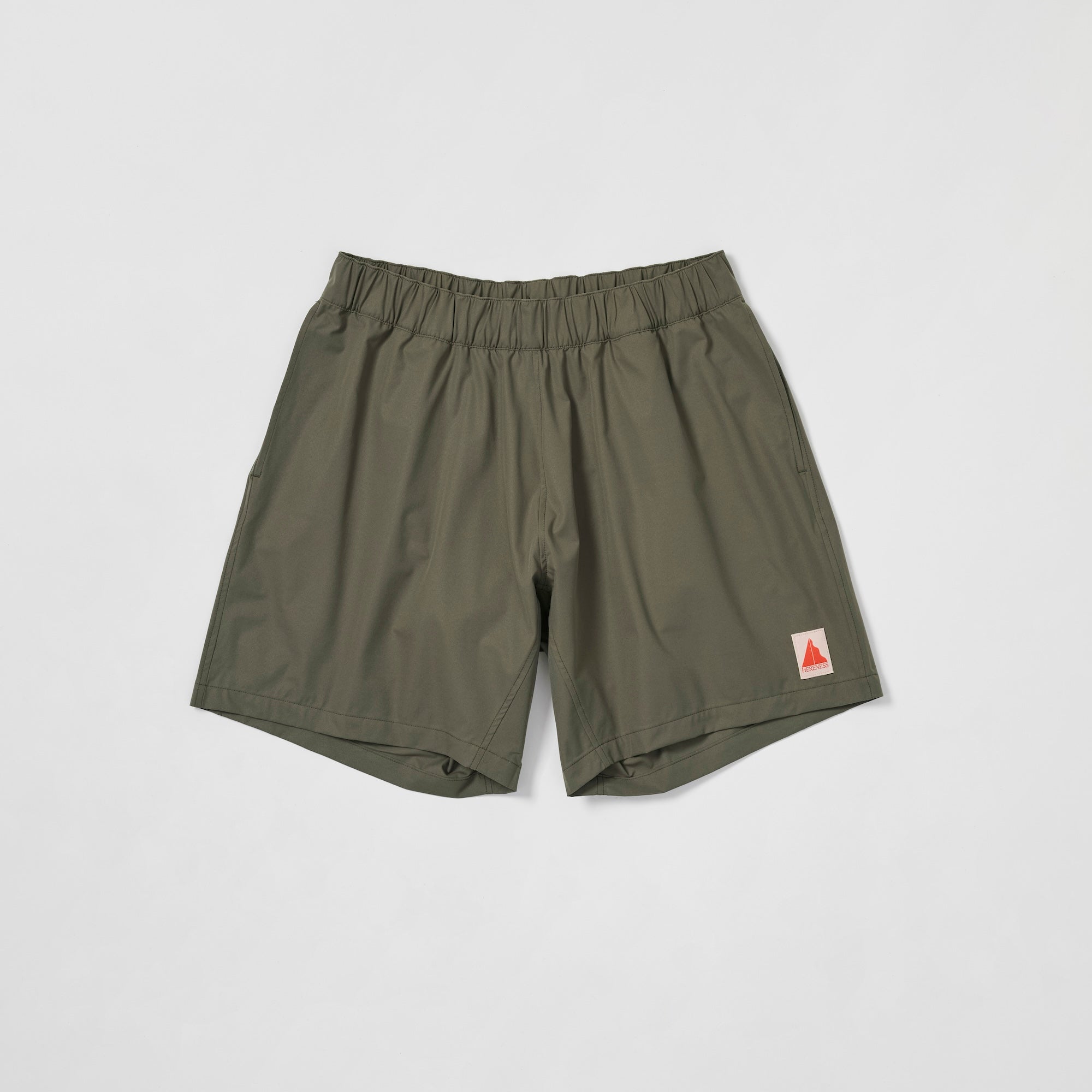 HERENESS シュガーケーンパンツ Mサイズ オリーブグリーン SUGARCANE SHORTS(MEN) | ランニングショーツ トレイルラン メンズ