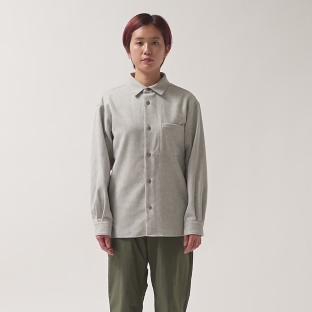 REAL WOOL FLANNEL SHIRT