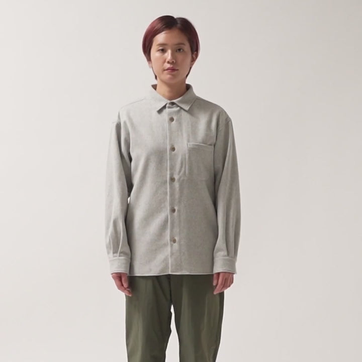 REAL WOOL FLANNEL SHIRT