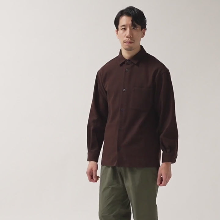 REAL WOOL FLANNEL SHIRT