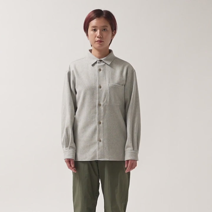 REAL WOOL FLANNEL SHIRT