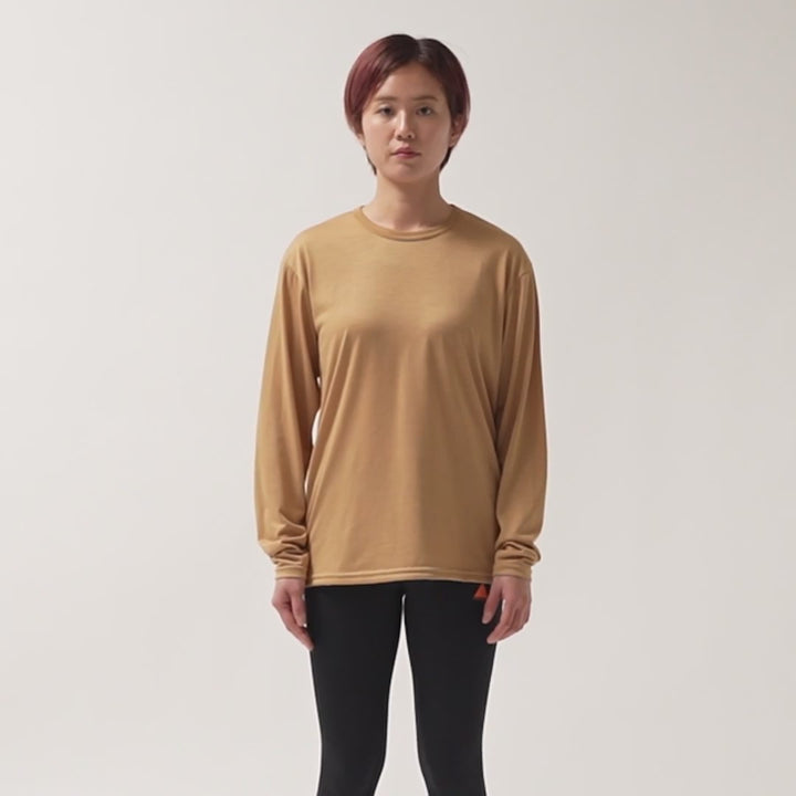 DRY WOOL T-SHIRT LONG SLEEVE 2(UNISEX)