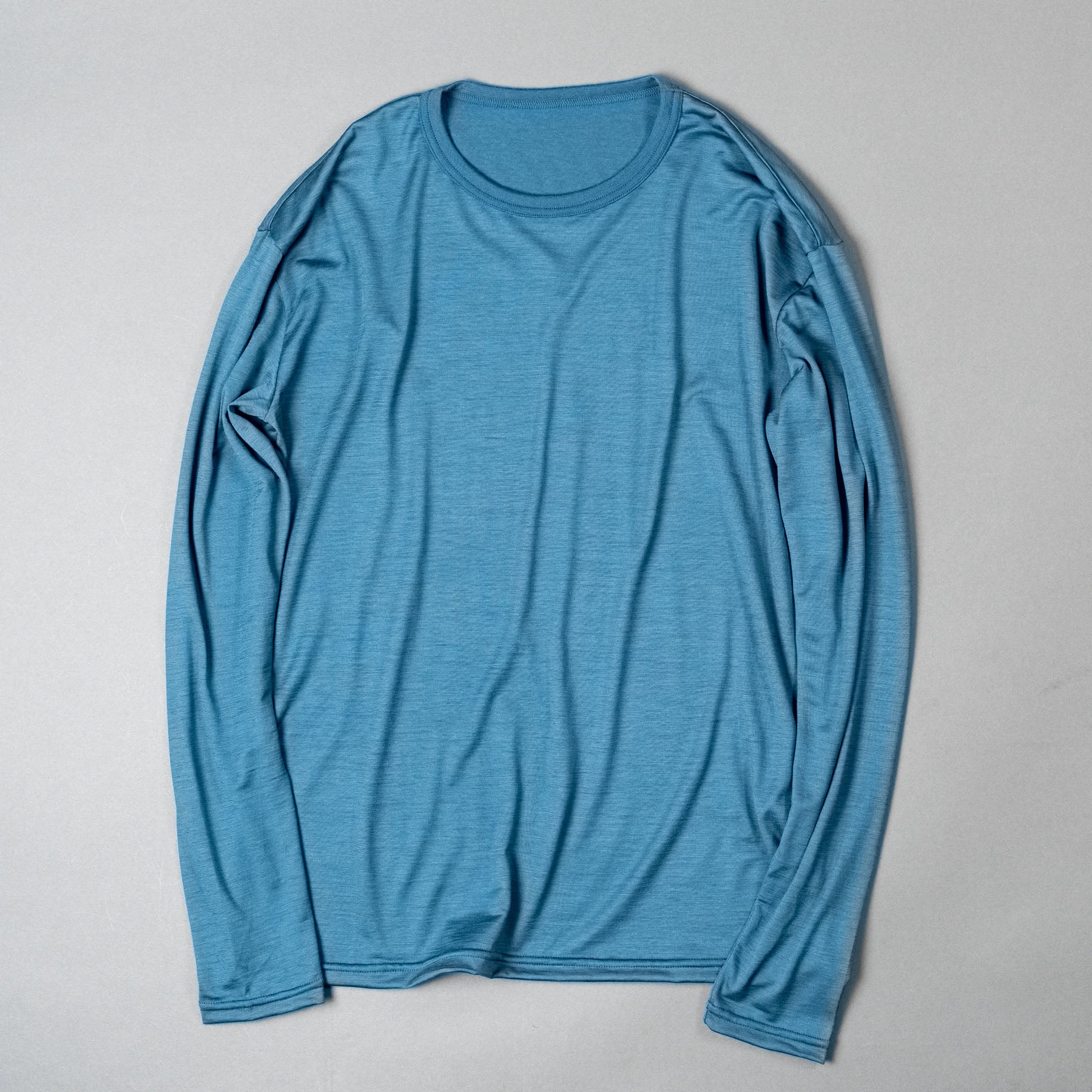 SMOOTH WOOL T-SHIRT LONG SLEEVE(UNISEX) – HERENESS.jp