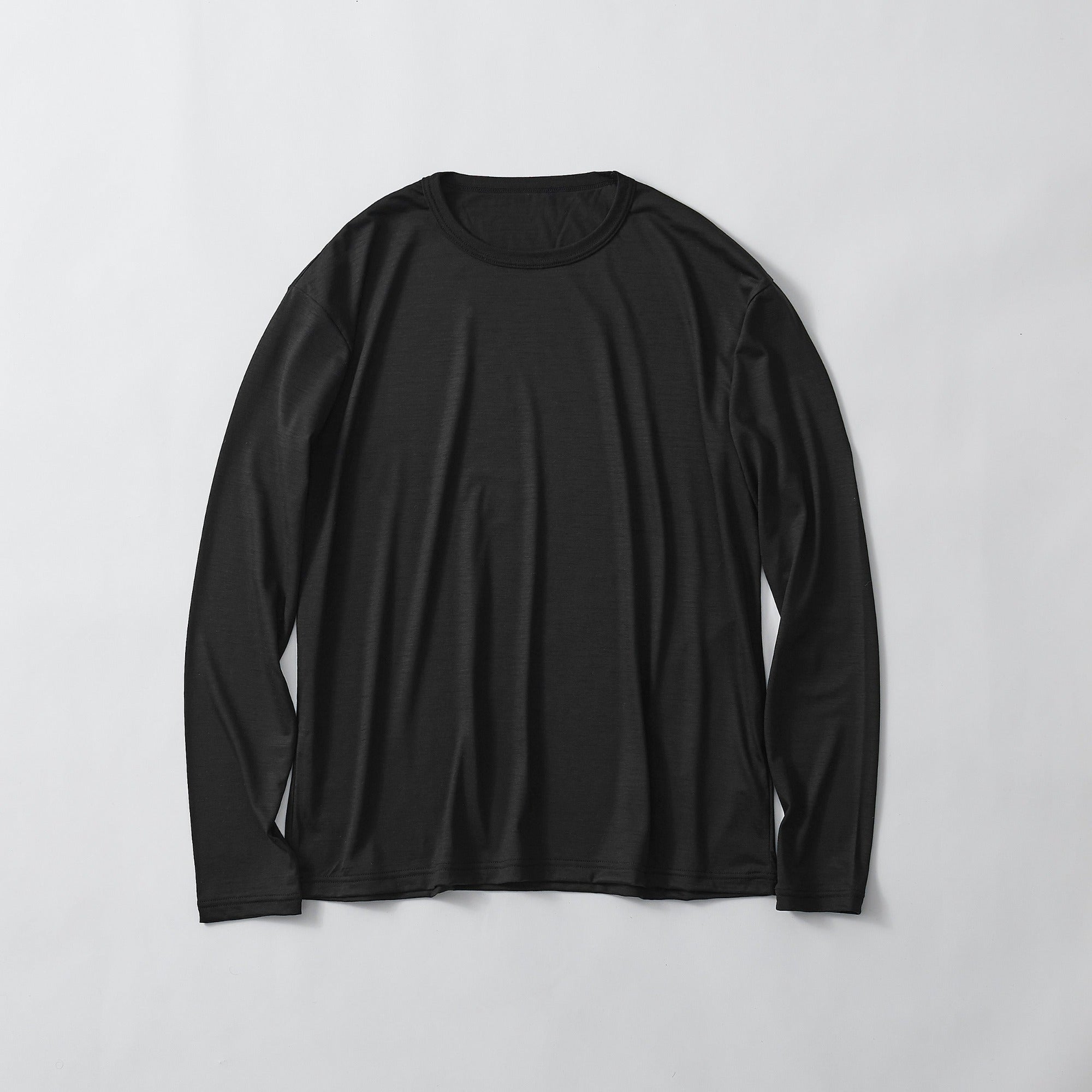 SMOOTH WOOL T-SHIRT LONG SLEEVE(UNISEX) – HERENESS.jp